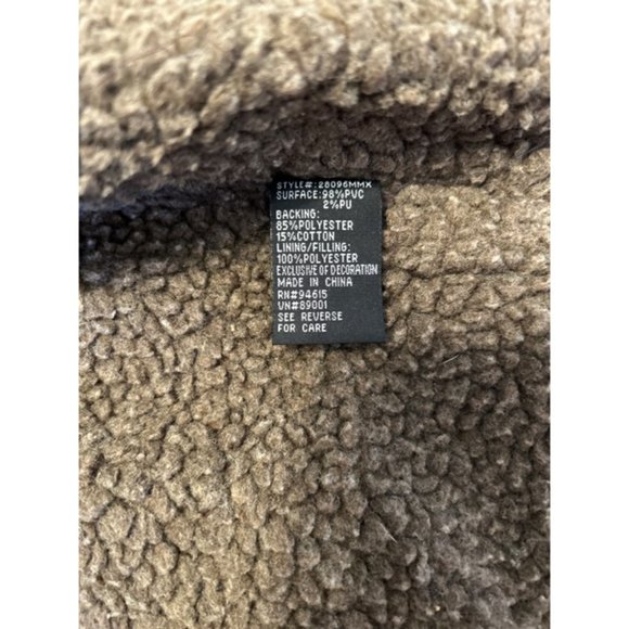 Hawke & Co. Faux Leather Bomber Jacket Size 3T - Picture 11 of 14